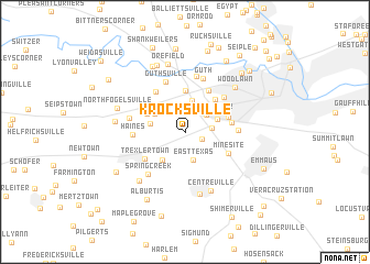 map of Krocksville