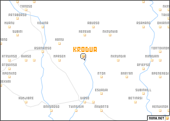 map of Krodua