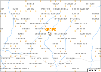 map of Krofa