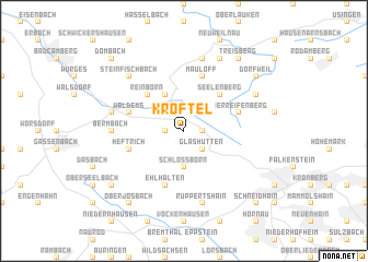 map of Kröftel