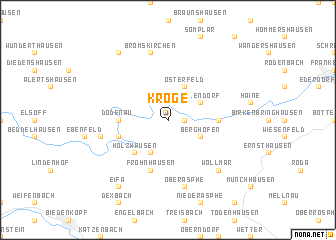 map of Kröge