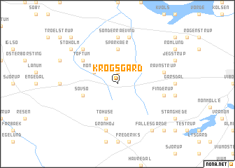 map of Krogsgård