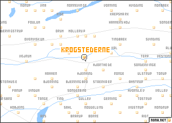 map of Krogstederne