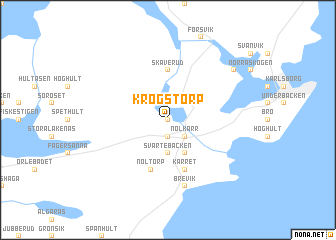 map of Krogstorp