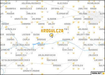 map of Krogulcza