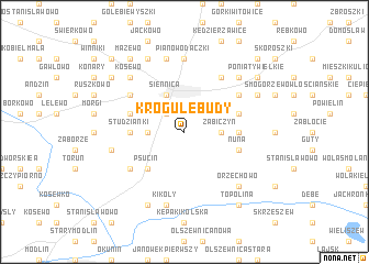 map of Krogule Budy