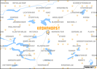 map of Krohnhorst