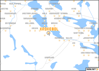 map of Krokebol