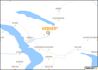 map of Kroken
