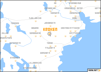 map of Kroken