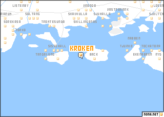 map of Kroken