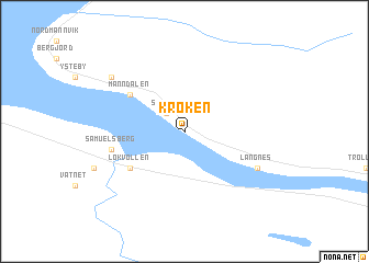 map of Kroken