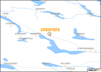 map of Krokfors