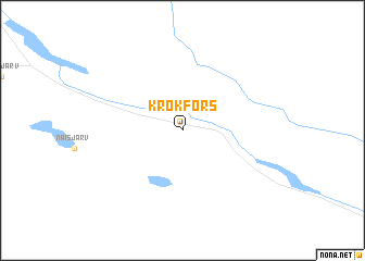 map of Krokfors
