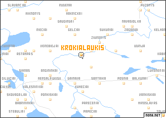 map of Krokialaukis