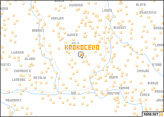 map of Krokočevo