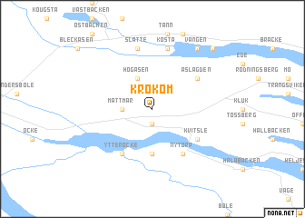 map of Krokom