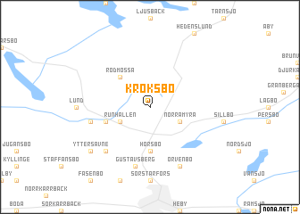 map of Kroksbo
