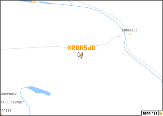 map of Kroksjö