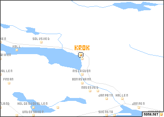 map of Krok