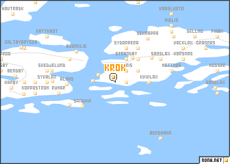 map of Krok