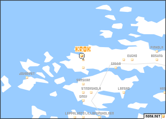 map of Krok