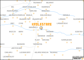 map of Króle Stare