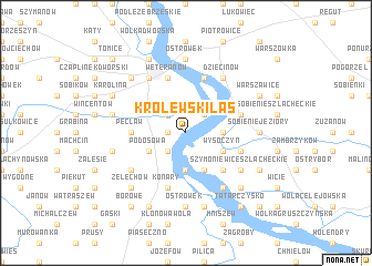 map of Królewski Las