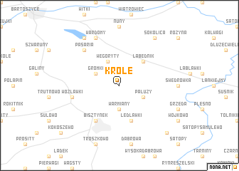 map of Króle