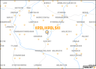 map of Królik Polski