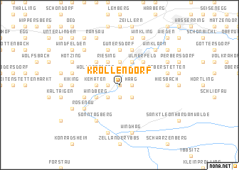 map of Kröllendorf