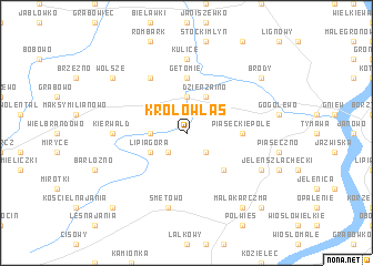map of Królów Las