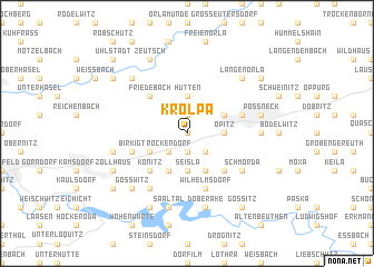 map of Krölpa