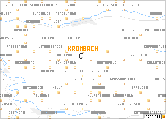 map of Krombach