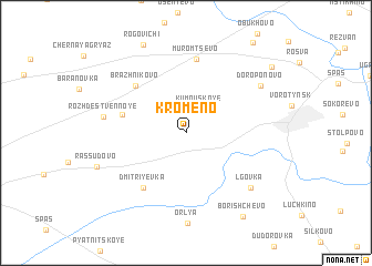 map of Kromeno