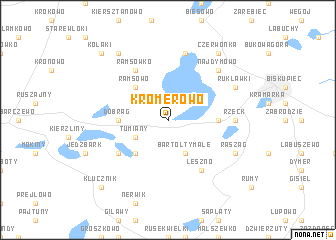 map of Kromerowo