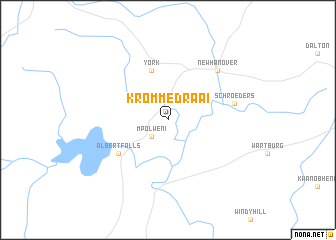 map of Krommedraai