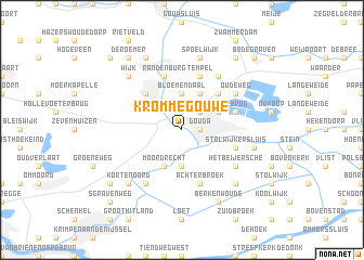 map of Kromme Gouwe