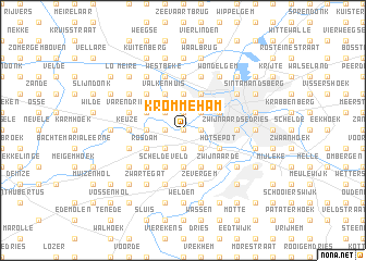 map of Kromme Ham