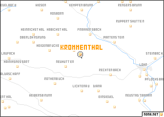 map of Krommenthal