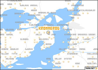 map of Krommeröd