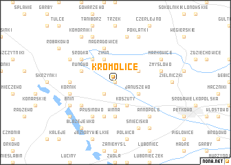 map of Kromolice