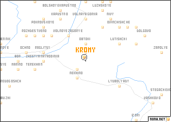 map of Kromy