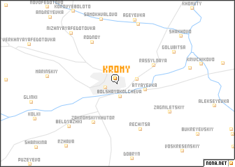 map of Kromy