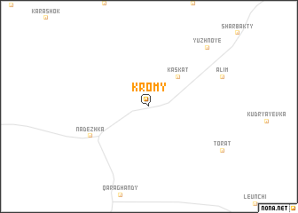 map of Kromy