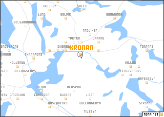 map of Kronan