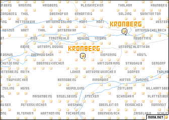 map of Kronberg