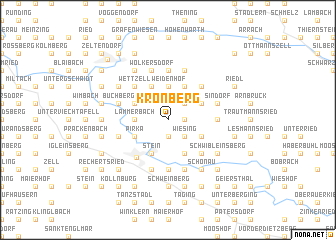 map of Kronberg