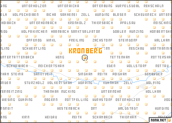 map of Kronberg