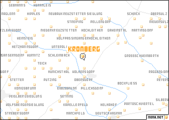 map of Kronberg